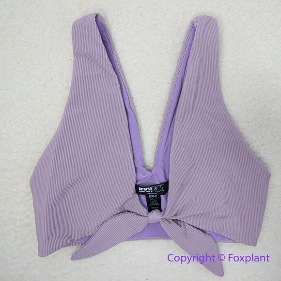 New! Set! Beach Riot Free People Rib Dallas Emma bikini bottom lavender, size S - Picture 5 of 12